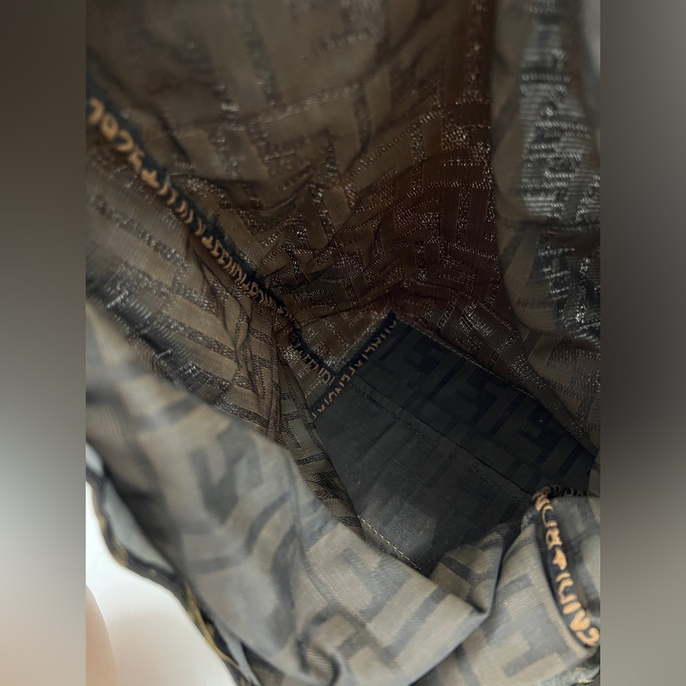 Fendi Zucca Brown Jacquard Tote Bag - Picture 7 of 12